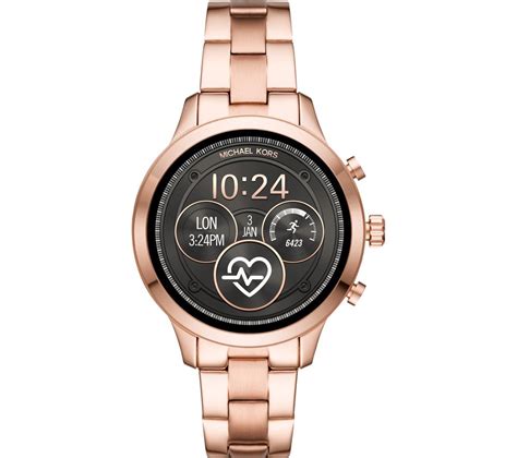 rose gold michael kors smartwatch|michael kors runway access smartwatch.